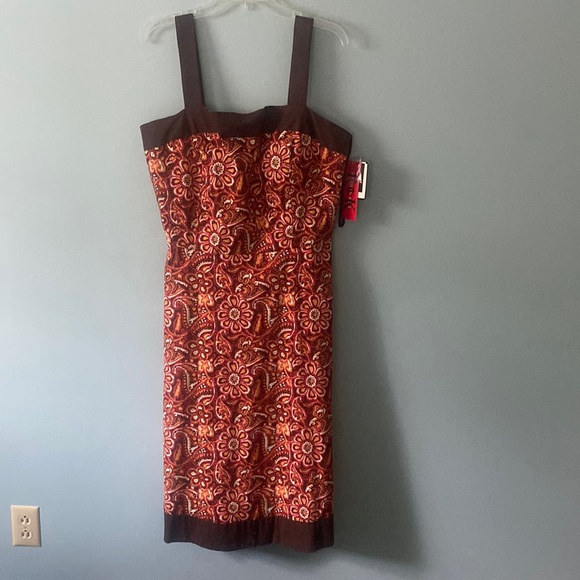 R & K Dresses & Skirts - Paisley & Floral Sleeveless Midi Length Sun Dress Size 16 | R and K Originals